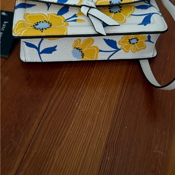 Kate Spade Yellow and Blue Floral Crossbody Bag - Picture 2 of 5